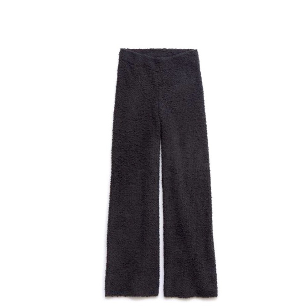 Fuzzy Black soft material pants, aerie, size XL. Worn once